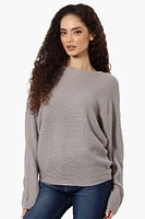 International INC Company Ribbed Pullover Sweater