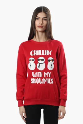 Ugly Christmas Sweater Snowman Print Christmas Sweater