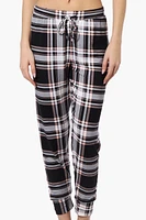 Canada Weather Gear Plaid Tie Waist Pajama Bottoms