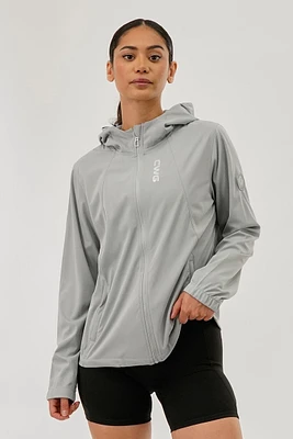 Canada Weather Gear Hooded Zip Up Lightweight Jacket