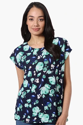 Beechers Brook Floral Cap Sleeve Tee
