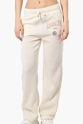 Fahrenheit Brooklyn Print Fleece Sweatpants