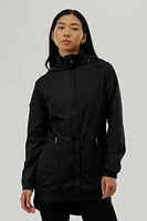 Canada Weather Gear Long Hooded Lightweight Jacket