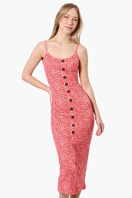 Majora Floral Button Down Midi Dress