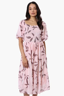 Limite Floral Smocked Day Dress