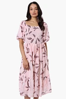 Limite Floral Smocked Day Dress