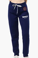 Fahrenheit Tie Waist Brooklyn Print Joggers