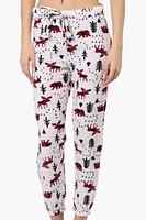 Canada Weather Gear Patterned Fleece Pajama Bottoms