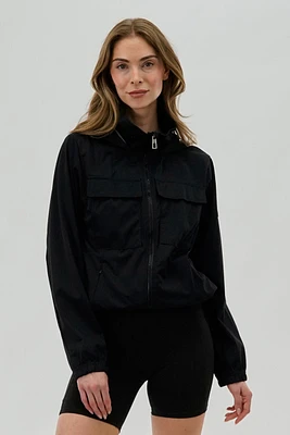 Canada Weather Gear Hooded Utility Lightweight Jacket