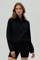 Canada Weather Gear Hooded Utility Lightweight Jacket