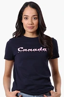 Canada Weather Gear Chest Logo Print Tee