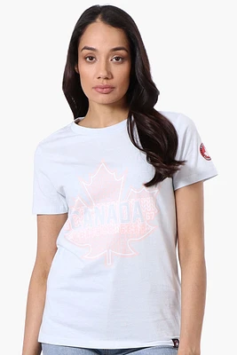 Canada Weather Gear Maple Leaf Print Tee