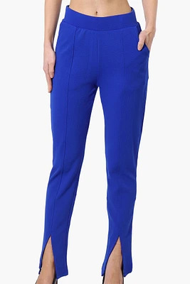 Majora Front Split Hem Tapered Pants