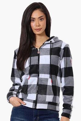 Canada Weather Gear Plaid Fleece Hoodie