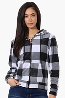 Canada Weather Gear Plaid Fleece Hoodie