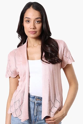 Beechers Brook Open Cap Sleeve Shrug Cardigan