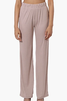 Majora Ribbed Wide Leg Pants