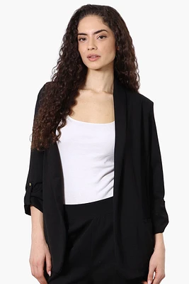 Costa Blanca Roll Up Sleeve Open Blazer