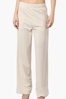 Costa Blanca Wide Leg Pants - Cream