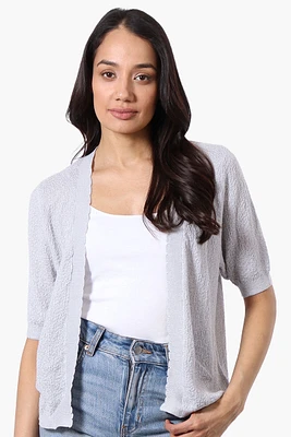 Beechers Brook Textured Open Shrug Cardigan
