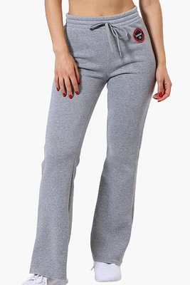 Fahrenheit Tie Waist Flared Sweatpants