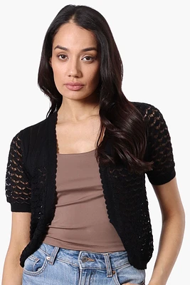 Beechers Brook Open Crochet Shrug Cardigan
