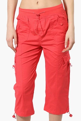 Canada Weather Gear Bungee Waist Cargo Capris