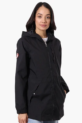 Canada Weather Gear Coated Microfiber Hooded Lightweight Jacket