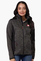 Canada Weather Gear Zip Up Sleeve Pocket Fleece Lightweight Jacket