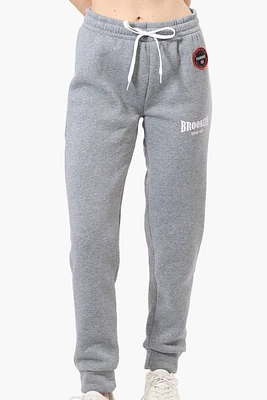 Fahrenheit Tie Waist Brooklyn Print Joggers