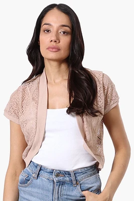 Impress Open Lace Shrug Cardigan