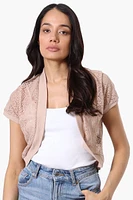 Impress Open Lace Shrug Cardigan