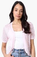Beechers Brook Open Crochet Shrug Cardigan