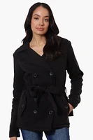 Fahrenheit Belted Double Breasted Lightweight Jacket