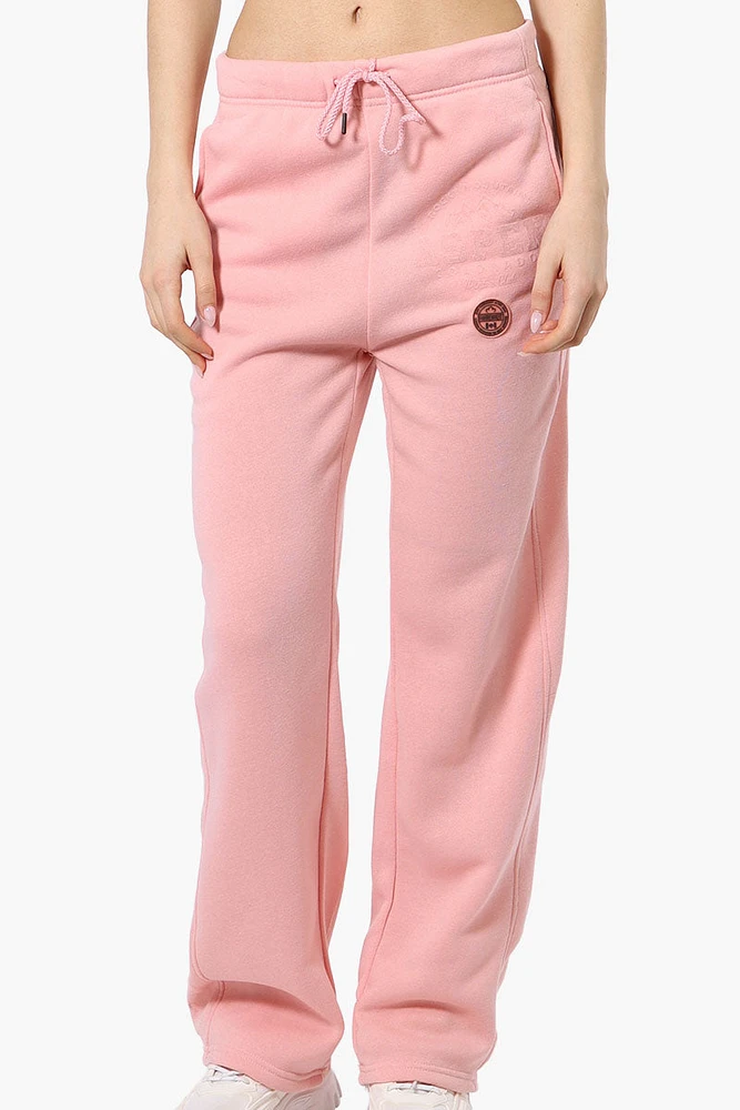 Fahrenheit Aspen Print Fleece Sweatpants - Pink