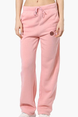 Fahrenheit Aspen Print Fleece Sweatpants - Pink