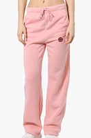 Fahrenheit Aspen Print Fleece Sweatpants - Pink