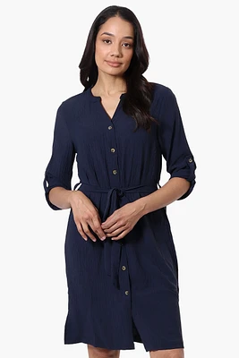 Urbanology Button Down Belted Day Dress