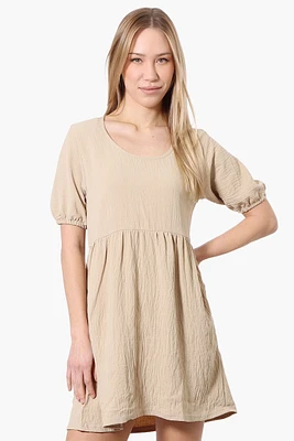 Urbanology Short Sleeve Babydoll Day Dress