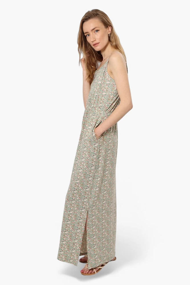 Beechers Brook Floral Sleeveless Maxi Dress