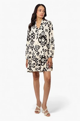 Beechers Brook Patterned Button Up Day Dress