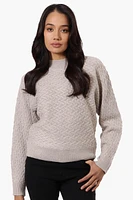 Beechers Brook Cable Knit Mock Neck Pullover Sweater