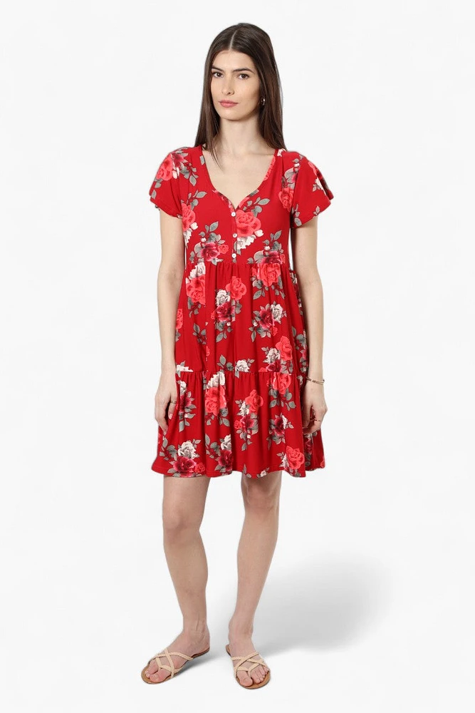 Beechers Brook Floral Button Down Day Dress