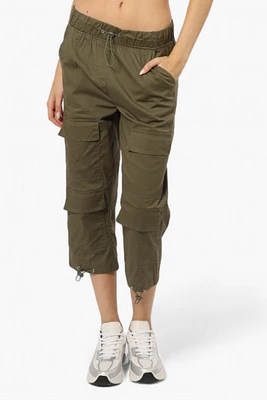 Canada Weather Gear Drawstring Cargo Capris