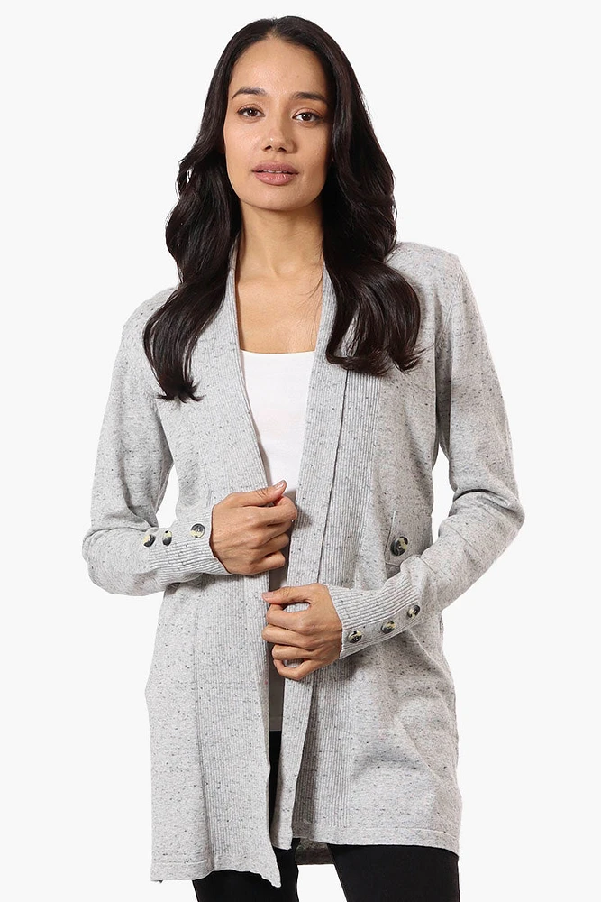 Beechers Brook Ribbed Open Cardigan