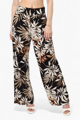 International INC Company Patterned High Waist Palazo Pants