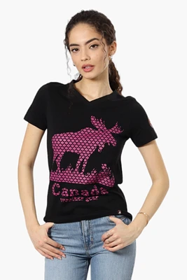 Canada Weather Gear Moose Print Tee