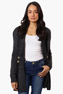 International INC Company Knit Open Wrap Cardigan