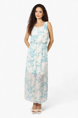 Limite Floral Sleeveless Tank Maxi Dress