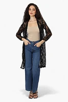 Impress Floral Lace Duster Cardigan